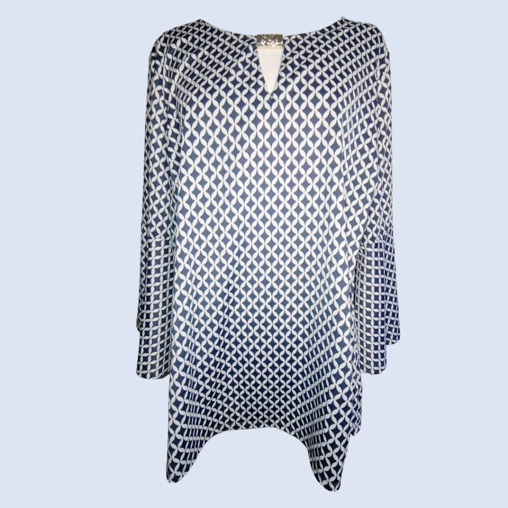 Women's Valerie Stevens Tunic with Belle Sleeves 1X